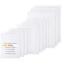 Yeyeplum 100 Pcs Kraft Bubble Mailers 3 Size Padded Envelopes Kraft Poly Mailers Bubble Lined Shipping Envelopes Mail Shipping Bags for CDs Book Business Supplies (White)