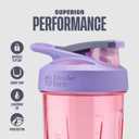 BlenderBottle Sport Shaker Bottle with Wire Whisk, 28-Ounce, Purple Protein Shakes & Hydration for Athletes & Fitness Enthusiasts, Easy Mixing, Durable & Lightweight, Lockable Lid
