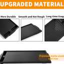 Upgraded W10432544 Griddle Replacement for Whirlpool Gas Stove Griddle Plate Cast Iron Range Griddle W10432539 Whirlpool KitchenAid Jennair Maytag Gas Cooktop Parts Burner Center Griddle Flat Top Pan