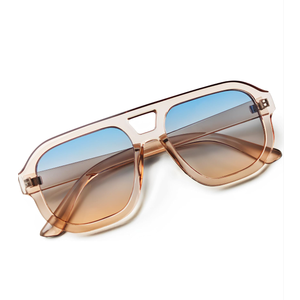 livho Trendy Polarized Square Aviator Sunglasses Women Men Square Eyewear Frame, Retro Sun Glasses for Women Men 2025 Shades