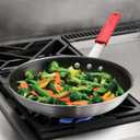 Tramontina Professional 12-Inch Non Stick Large Frying Pan, Heavy-Gauge Aluminum Skillet with Reinforced Nonstick Coating, Red Handle, Dishwasher and Oven Safe