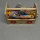 Montessori Kids Tool Set, Wooden Toddler Tool Bench Educational Toys for Ages 2-4, 2 Year Old Boy Gift for Birthday Christmas, STEM Pretend Play Tool Box, Learning Developmental Construction Toys