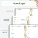 SUNEE 2026 Planner 5.9" x 8.3" – Dated Productivity Planner for Time Management - Daily,Weekly & Monthly Planner to Achieve Goals - Planner 2026 dated from January 2026 – December 2026,Grey Green
