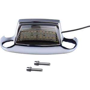 Front Smoked Fender Tip Lights LED Turn Signals Compatible with Harley FLHP FLHTPI Touring Road King FLHR Electra Glide Ultra Classic Heritage Softail FLST FLSTC FLHTC FLHTCU (Amber)