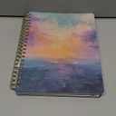 Large Spiral Lined Notebooks for Work with Removable Dividers & Tabs, 8.5"x11" Pretty Hardcover 5 Subject Notebook Journal for Women, College Ruled, Perfect for Study & Office Organization, 280 Pages, Sunset