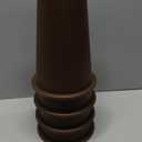 8 inch Bed Risers Adjustable Furniture Risers - Heavy Duty Non-Slip Lift Supports for Beds/Couches/Sofas, Durable Square Design with Creates Storage Space (4 Pack Black, 8 inch Round)