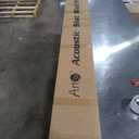 Art3d 4-Piece Wood Slat Acoustic Panels for Stylish Decor and Noise Reduction, 3D Textured Panel for Ceiling and Wall, Walnut (4Pcs - 94.5 * 7.9 inch)