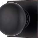 BRINKS Contemporary Passage Ball Door Knob, Modern Lock Set, Interior Door Knobs for Sleek Home Decor - Tuscan Bronze (1 Pack)