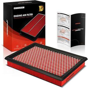 A-Premium High-performance, Pre-oiled Engine Air Filter Compatible with Nissan & Infiniti Models - FX35, FX50, M56, Q50, Q60, Q70, QX70, 300ZX, Juke, Rogue, Sentra- Replace# 16546-30P00