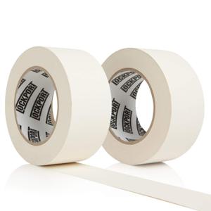 Lockport White Gaffer Tape 2 Pack - 2 Inch x 30 Yards Pro Matte Gaff Tape | Gaffers Tape Heavy-Duty Professional Grade, Water Resistant, Non-Reflective Matte, Residue-Free, Hand-Tearable for Stage