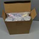 6 Pack 13.5oz Easter Candy Jars with Bunny Ear Lids Clear Plastic Easter Bunny Containers Food Storage Canister for Classroom Gift Basket Stuffers Party Tea Cookie Decoration