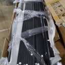 Bellemave Metal Twin XL Loft Bed with Desk and Charging Station,Heavy Duty Loft Bed Frame with LED Lights and USB for Kids,Teens,Adults,Twin XL Size,Black