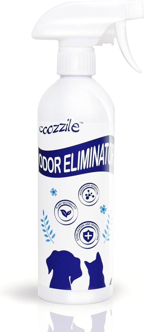 Pet Odor Eliminator for strong odor, Suitable for Dogs and Cats Fragrance Free Colorless Odorless, Highly Effective Safe Ingredients odor eliminator 16.9oz Spray