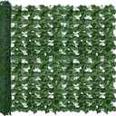 ODTORY Artificial Ivy Privacy Fence Wall Screen,40X120 in UV-Anti Faux Greenery Backdrop Ivy Vine Leaf Hedges Fence Panels for Patio, Balcony, Garden, Backyard Indoor Outdoor Green Wall Decor