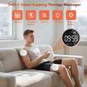 2 Pack Smart Cupping Therapy Massager, 5-in-1 Cupping Therapy Set for Pain Relief, Knots, Aches, Muscle Soreness, Electric Cupping kit for Massage Therapy with Remote Control