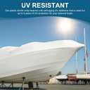 Shrink Wrap for Boats 15' x 15', 8 Mil Polyethylene Plastic Boat Shrink Wrap for Boat Marine Protection and Storage, White Boat Shrink Film with UV Resistance