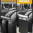 Semi Truck Mud Flaps 24"x30", Universal Heavy Duty Polymer MudFlaps for Semi Truck Tractor Trailer (4Pcs)