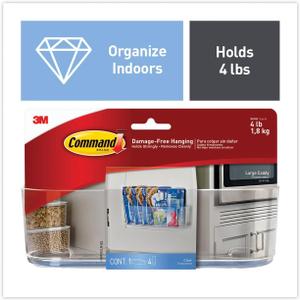 Command Caddy Wood Clear Large