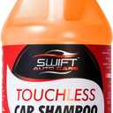 Swift Touchless Car Wash Shampoo (1 Gallon) - No Brushing Required, High Foaming Car Soap, Heavy Duty, Auto Detergent for Foam Cannon, Works on Cars, Trucks, RVs, Upholstery & More!