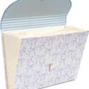U Brands 13-Pocket Accordion File Organizer, Letter Size, Expandable File Folder Folder (Charming Coquette)