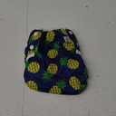 Reusable Baby Swim Diapers (Sizes N5)  Adjustable, Easy-Wash Nageuret Reusable Swim Diaper Kids Soft, Breathable, Waterproof Swim Wear for Baby & Newborn! (Blue Pineapples)