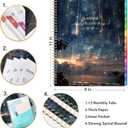Planner 2026-2027 - Planner Weekly and Monthly 2026-2027, Academic Planner 26-27, July 2026 - June 2027, 8.5" x 11", 26-27 Calendar Planner with Colourful Tabs, Inner Pocket, Premium Paper, Twin-wire Binding - Galaxy
