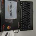 Perixx PERIBOARD-409U Wired USB Mini Keyboard, Black, US English Layout