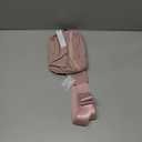 Unisex Mini Belt Bag with Adjustable Strap Small Fanny Pack for Workout Running Traveling Hiking, Misty Rose