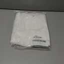 Florboom Women's Sweetheart Neckline Chiffon Dress Boho Smocked Tiered Flutter Sleeve Layered Mini Dresses (White, M)