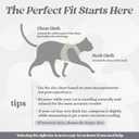rabbitgoo Cat Harness and Leash Set for Walking Escape Proof, Adjustable Soft Kittens Vest with Reflective Strip for Cats, Comfortable Outdoor Vest, Grey, L