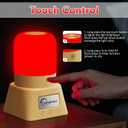 2 x Red Light Night Light Lamp for Sleep,Red Nightlight Desk Lamp with 670nm Wavelength,Touch Remote Control Reds Light for Sleep Lamp Backed by Science,for Deep Relaxation Travel Meditation and Yoga