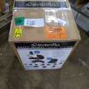 Evenflo Shyft Intuiti Travel System with Revolve180 LiteMax NXT Rotating Rear-Facing Lightweight Preemie and Infant Car Seat 3-30 lbs. (Black Shale)