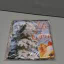 2 x HOMETITUTE Set of 2 Christmas Dog Throw Pillow Covers 18x18 Inch Soft Decorative Yorkie Cushion Covers Holiday Winter Christmas Pillow Cases Rustic Farmhouse Decor for Sofa Couch Bed Living Room