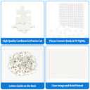 Jigsaw Puzzles 1000 Pieces for Adults Blank Jigsaw Puzzles Pure Blank White Puzzles Solid Color Hardest Puzzles Hell Difficulty Jigsaw Puzzle for Adult Teens Toy Gift Hanging Decor
