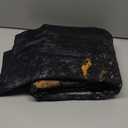 Washable Area Rugs 3'x5' Non-Slip Modern Abstract Soft for Living Room Entryway Bedroom Nursery, Print Pattern, Dark Black Gold