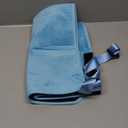 Toddler Airplane Bed, Kids Airplane Seat Extender Travel Bed, Kids Airplane Travel Essentials, Airplane Must Have for Toddlers, Portable Plane Foot Rest for Flights (Blue)