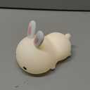 One Fire Night Light for Kids Bunny Toys, 16 Colors Squishy Bunny Lamp, Soft Silicone Bunnies Stuff,1200mah Dimmable Bunnies Cute Lamp Baby Night Light,Kawaii Room Decor Birthday Gifts for Kids Girls