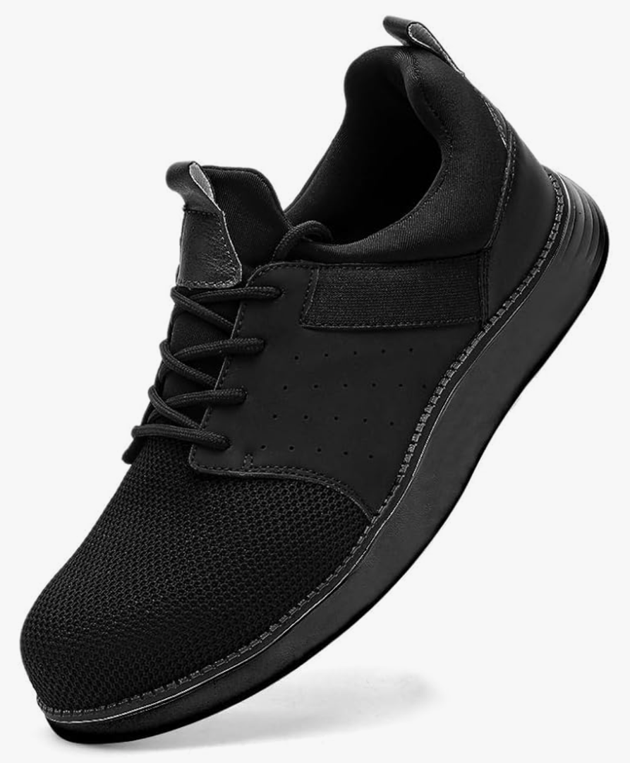 CLOAKA Men's Shoes Steel Toe Shoes for Men Mesh Slip On Work Casual Safety Walking Puncture Proof Sneakers 41