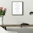 KUVIOKE Christian Framed Wall Art Patient Love is Kind 1 Corinthians 13:4-8 Positive Scripture Rustic Prints Office Home Ready to Hang 8x10in (Black Framed)