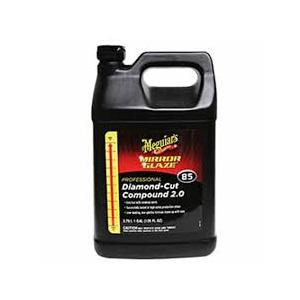 Meguiar’s Diamond Cut Compound 2.0 M8501, Low-Swirl Car Compound for High-Solids Paints, Safe and Effective on Glossy Paints, Features Low-Dusting, Low-Splatter Formula for Easy Clean-up, 1 Gal