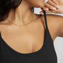 ODODOS 3-Pack Seamless Sports Bra for Women Ribbed Camisoles Non Padding Yoga Bra Crop Tank Tops, Taupe+Black+Charcoal, Large (L)