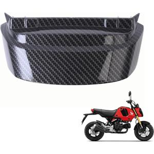 Mokuo Motorcyle Fairing Parts,Tail Cover in ABS Material Compatible with 2021-2024 Honda Grom Msx 125 SF,Carbon Fibre Color