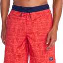 Speedo Men's Swim Trunk Knee Length Boardshort Bondi Printed (X-Large, 20" Mini Blooms)