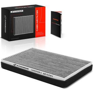 A-Premium Cabin Air Filter with Activated Carbon Compatible with Buick Allure, Century, LaCrosse, Regal & Chevrolet Impala, Monte Carlo & Pontiac Grand Prix, 1997-2016, Replace# 10406026