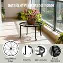 7 Pack Metal Plant Stands, Anti-Rust Plant Holder Outdoor Flower Pot Stands, Indoor Plant Stands for Patio, Heavy Duty Plant Shelf Multiple Plant Display for Home, Garden
