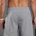 SUPIVO Men's Athletic Running Shorts Quick Dry 7" Lightweight Workout Shorts Training Sports Gym Hiking Basketball Gray XL (Gray, XL)