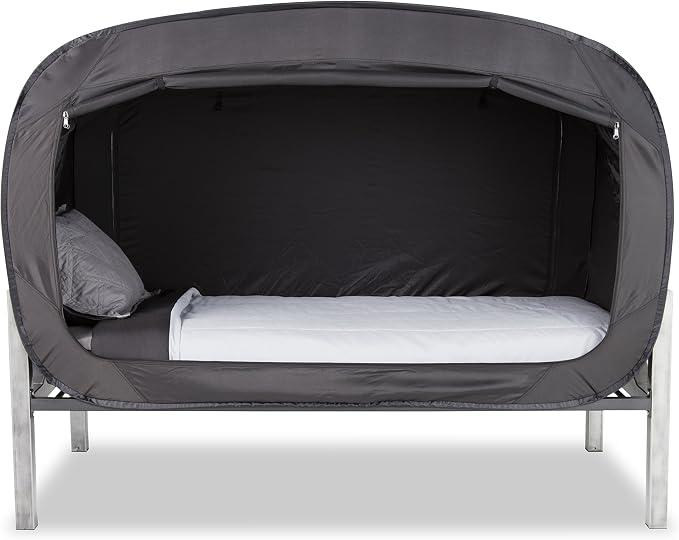Bed Tent (Twin) - Black, 39"L x 78"W x 47"H