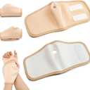 2pcs Castor Oil Packs for Hands, Reusable Hand Castor Adjustable Self-Adhesive Castor Oil Pads Hand Wraps Comfort Fit