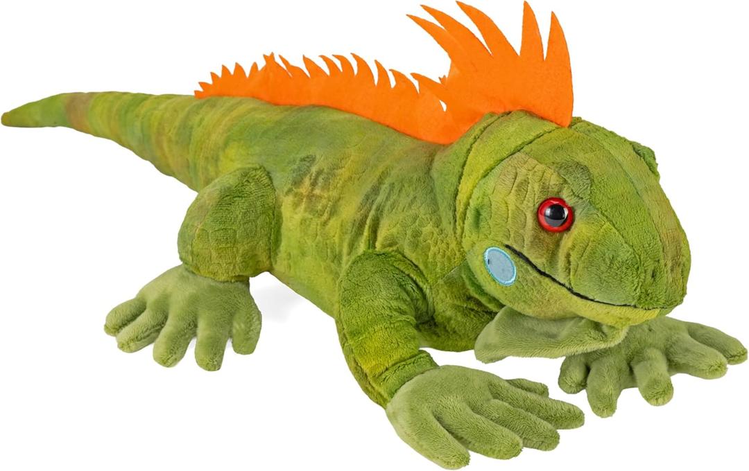 Wild Republic Iguana Plush, Stuffed Animal, Plush Toy, Kids Gifts, Cuddlekins, 15 Inches, Multi (12905)