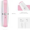 Electric Nail Clippers Fingernails Automatic Manicure Portable Charging Cut Polish Trim Nail Grinder Adults NL6312 Pink